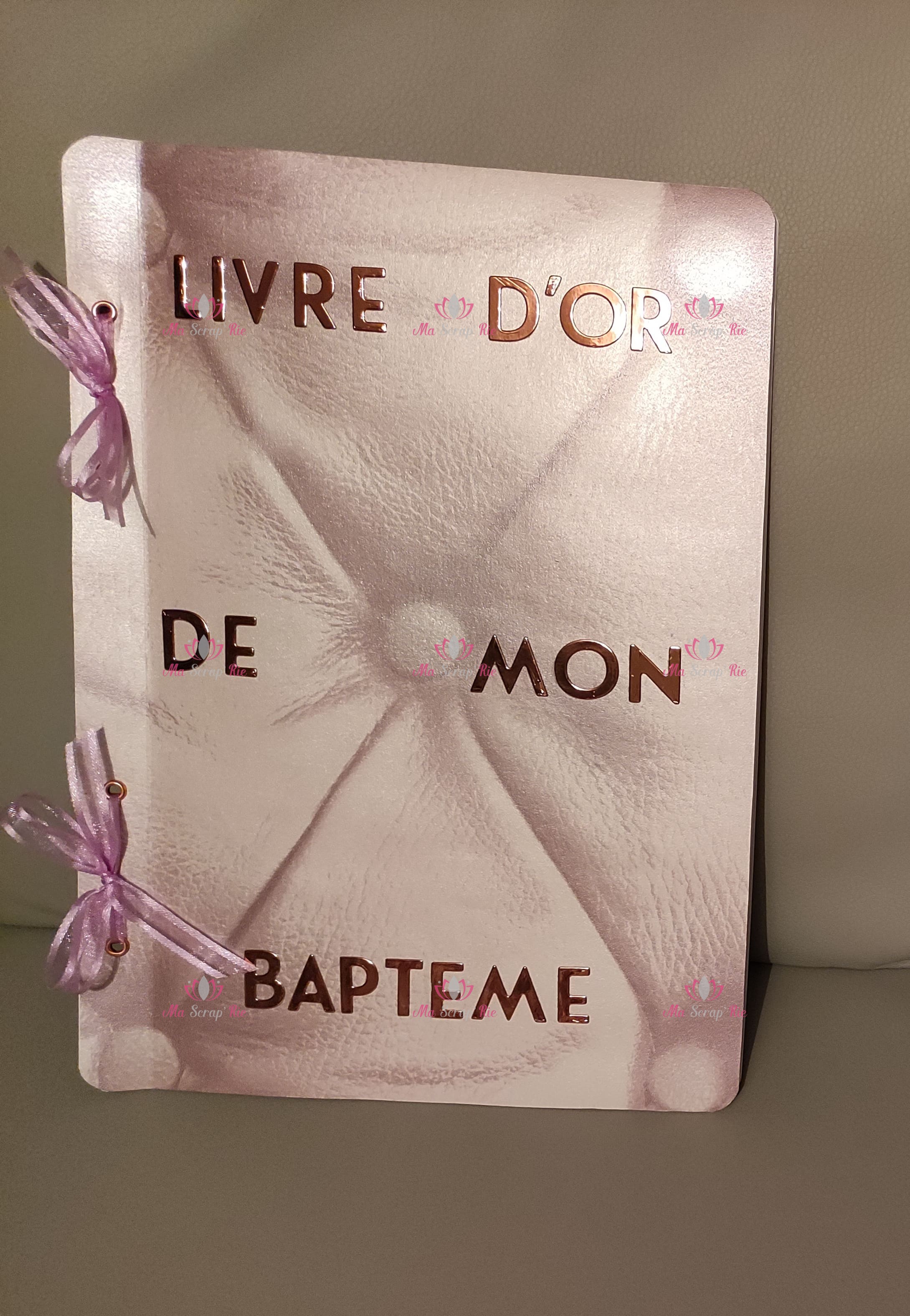 livre d'or, baptême, souvenir, photos, messages, invités